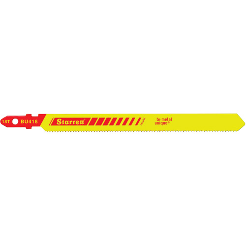 Lames pour scie sauteuse Unified Shank, Bim&eacute;tal, 4" lo, 18 dents par pouce Ontario Packaging