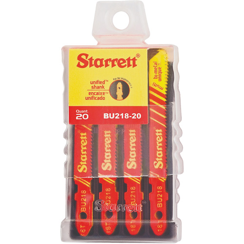 Lames pour scie sauteuse Unified Shank, Bim&eacute;tal, 2" lo, 18 dents par pouce Ontario Packaging