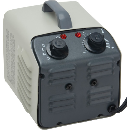 Personal Metal Shop Heater with Thermostat, Fan, Electric Ontario Packaging