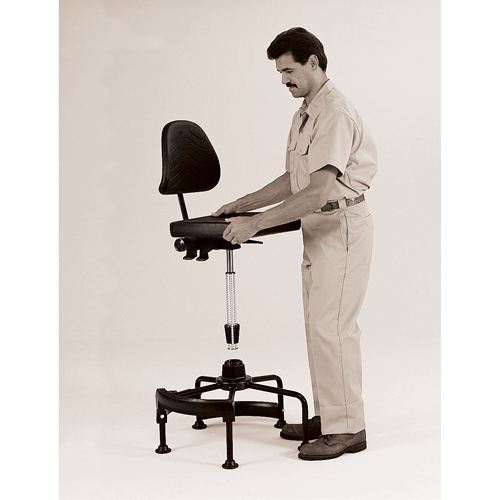 Industrial Stool, Stationary, Adjustable Height, 250 lbs. Capacity Ontario Packaging