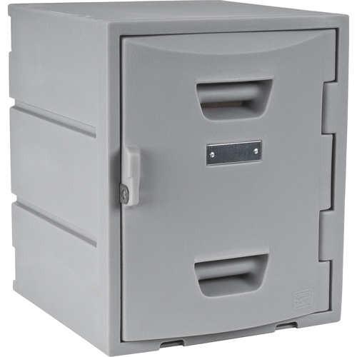 Locker, 15" x 15" x 18", Grey, Assembled Ontario Packaging