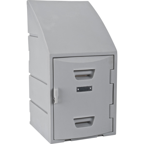 Locker, 15" x 15" x 31", Grey, Assembled Ontario Packaging