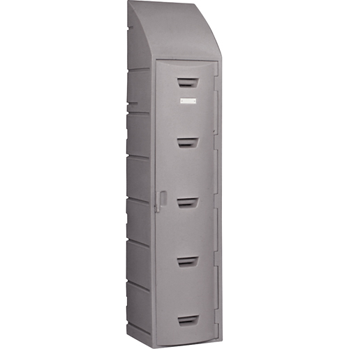 Locker, 15" x 18" x 73", Grey, Assembled Ontario Packaging