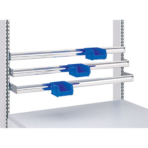 Modular Ergonomic Workstations - Light-Duty Parts Bin Rails Ontario Packaging