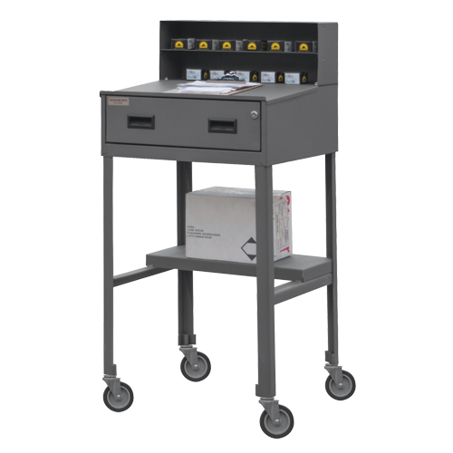 Pupitre d'atelier, 23" la x 20" p x 47-3/4" h, Gris Ontario Packaging