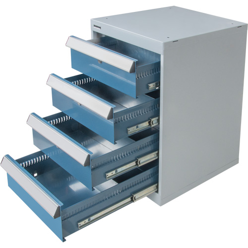 Four-Drawer Pedestal Workbench, 18" W x 21" D x 28" H Ontario Packaging