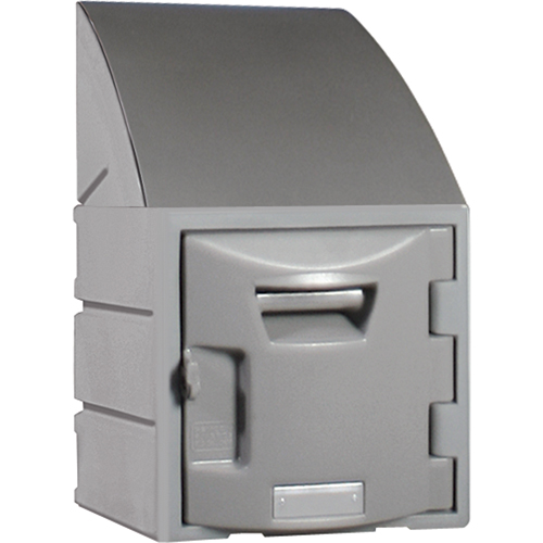 Locker, 12" x 15" x 25", Grey, Assembled Ontario Packaging