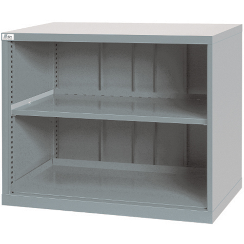 Shelf Cabinets, Steel, 33-1/2" H x 40-1/4" W x 22-1/2" D, Light Grey Ontario Packaging