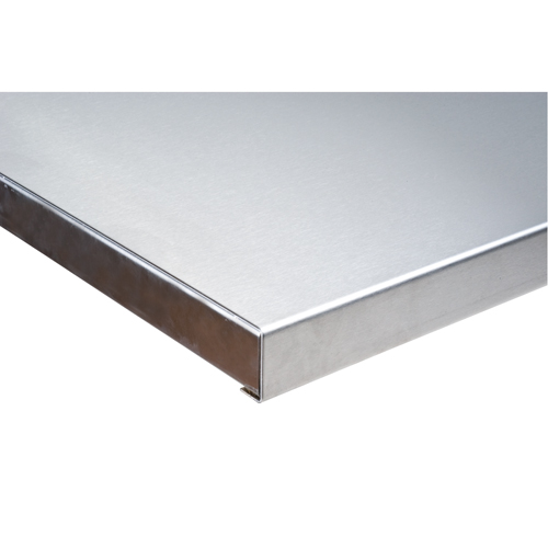 304 Stainless Steel Wood-Filled Workbench Tops, 24" D x 48" W, 1-3/4" Thick Ontario Packaging