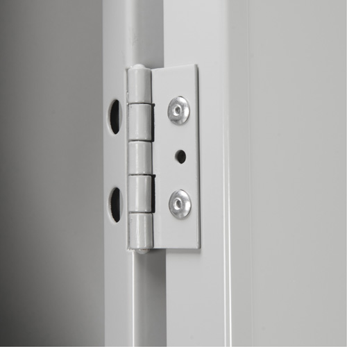 Clean Line Lockers, 2 -tier, Bank of 4, 48" x 18" x 72", Steel, Charcoal, Rivet (Assembled) Ontario Packaging