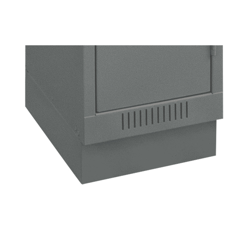 Clean Line Economy Lockers Recessed Base, 1 Banks, 4" H x 12" W x 18" D, Steel Ontario Packaging