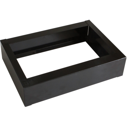 All-Welded Concorde - Heavy-Duty Lockers Recessed Base, 1 Banks, 4" H x 12" W x 17" D, Black, Steel Ontario Packaging