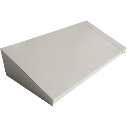 Dessus inclin&eacute; pour casiers robustes enti&egrave;rement soud&eacute; Concorde, Bloc de 3, 18" p x 36" la x 6" ha, Gris, Acier Ontario Packaging