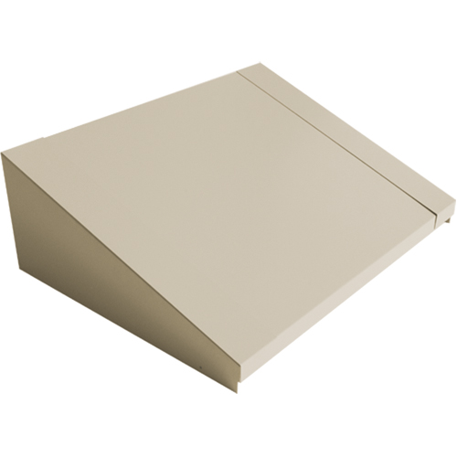 Dessus inclin&eacute; pour casiers robustes enti&egrave;rement soud&eacute; Concorde, Bloc de 2, 18" p x 24" la x 6" ha, Beige, Acier Ontario Packaging