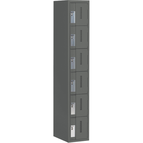 Casiers robustes Concorde, 6 niveaux, 12" x 18" x 72", Acier, Charbon, Soud&eacute; (assembl&eacute;) Ontario Packaging