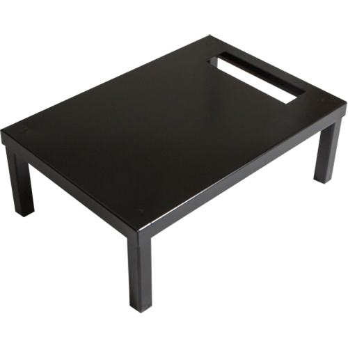 All-Welded Concorde Free Standing Locker Base, 2 Banks, 6" H x 24" W x 18" D, Black, Steel Ontario Packaging