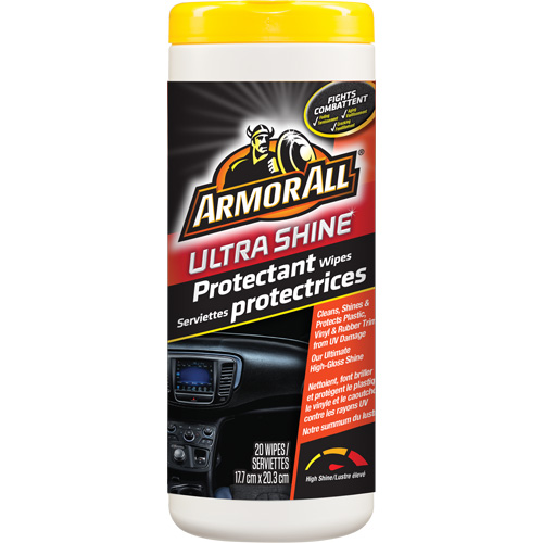 Ultra Shine Protectant Wipes Ontario Packaging