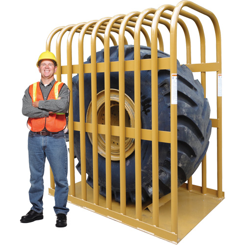 T111 10-Bar Earthmover Tire Inflation Cage Ontario Packaging