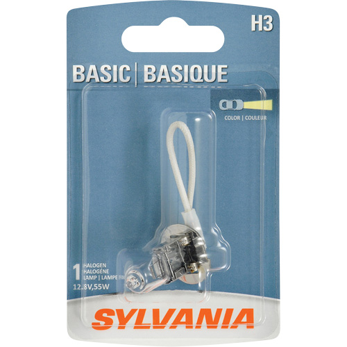 Ampoule de base pour feu avant H3, Halog&egrave;ne, 45 W, Blanc cass&eacute; Ontario Packaging