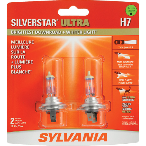Ampoule de feu avant SilverStar H7, Halog&egrave;ne, 56 W, Blanc cass&eacute; Ontario Packaging
