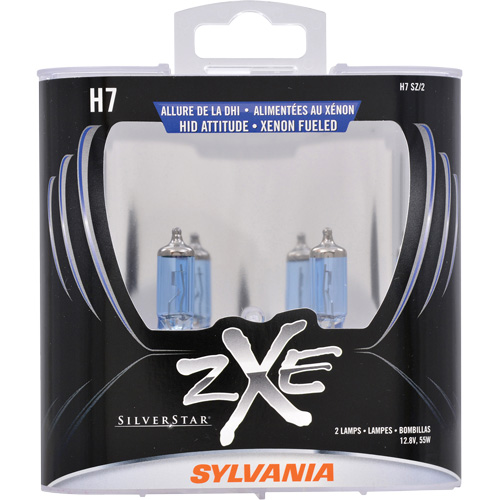 H7 SilverStar&reg; zXe Headlight Bulb, Halogen/HID, 56 W, White Ontario Packaging