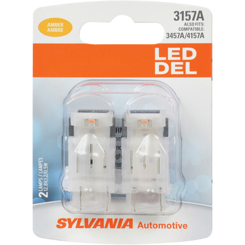 3157A Mini Automotive Bulb, LED, 0.5 W/12.8 W, Amber Ontario Packaging