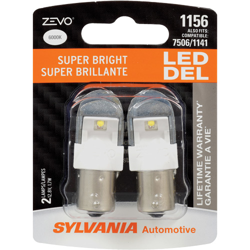 1156 Zevo&reg; Mini Automotive Bulb, LED, 1.7 W, White Ontario Packaging
