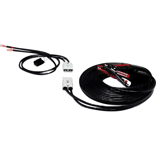 Pinces robustes enti&egrave;rement isol&eacute;es avec adaptateurs de borne lat&eacute;rale, 4 AWG, 500 A, C&acirc;ble 30' Ontario Packaging