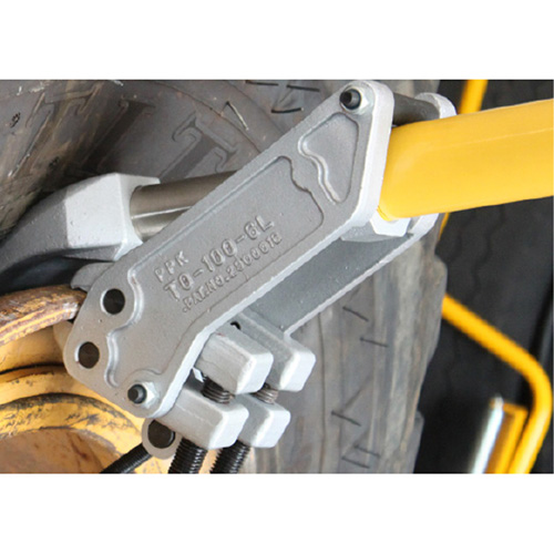 D&eacute;monte-talons hydraulique OTR pour pneu g&eacute;ant s&eacute;rie Pro Ontario Packaging