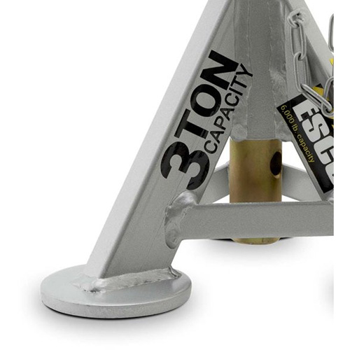 Performance Shorty Low Profile Jack Stands, 3 tons Capacity, 11" - 17" H Ontario Packaging