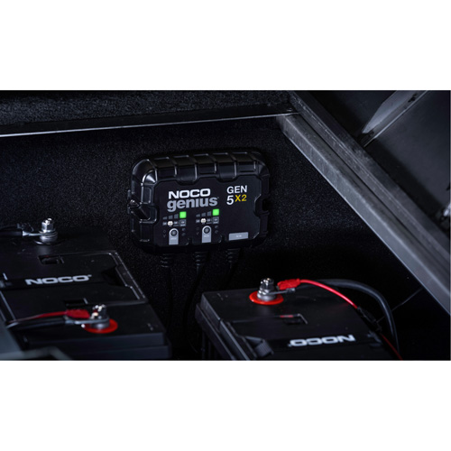 Chargeur de batterie embarqu&eacute; &agrave; 2 sorties de 10 amp&egrave;res Gen5X2 Genius Ontario Packaging