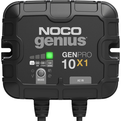 Chargeur de batterie embarqu&eacute; &agrave; 1 sortie de 10 amp&egrave;res GenPro10X1 Genius Ontario Packaging