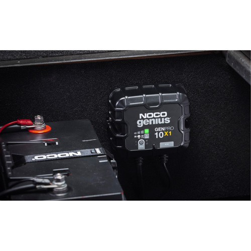 Chargeur de batterie embarqu&eacute; &agrave; 1 sortie de 10 amp&egrave;res GenPro10X1 Genius Ontario Packaging