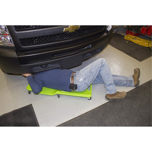 Neon Green Low Profile Plastic Creeper Ontario Packaging