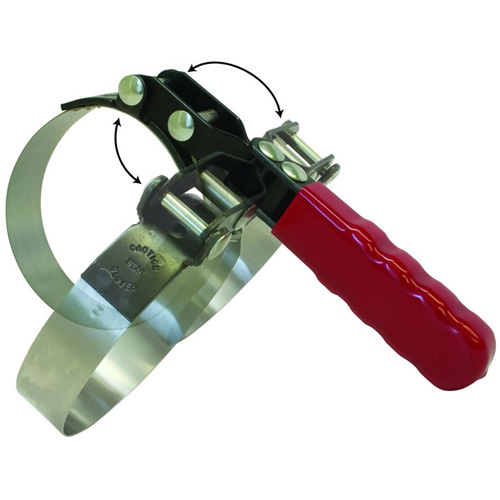 Standard Swivel Grip Oil Filter Wrench, 3-1/2" - 3-7/8" Filter Capacity Ontario Packaging