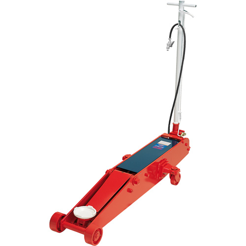 Floor Jack, 10 Ton(s) Capacity, 6-1/8" Lowered, 27-1/4" Raised, Air Hydraulic Ontario Packaging