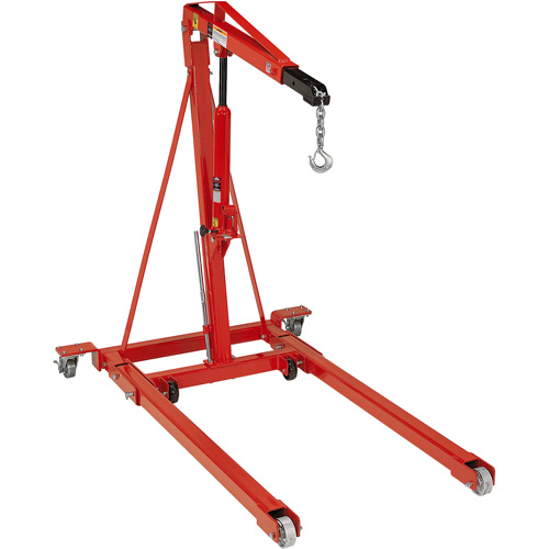 Folding Engine Crane, 2500 lbs. (1.25 tons) Capacity Ontario Packaging