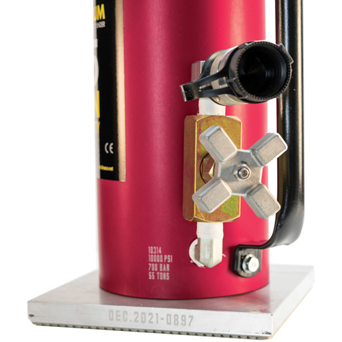 Heavy-Duty Lightweight Hydraulic Jack, 10" Stroke, 55 Ton(s) Capacity, 10000 PSI Ontario Packaging