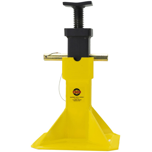 Jack Stands with Adjustable Screw Top Saddle, Locking Pin, 15-1/2" - 20-1/2" H Ontario Packaging