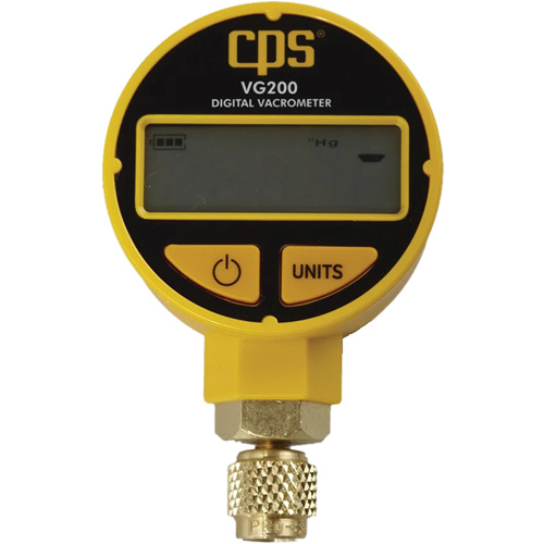 Digital Vacuum Gauge, Micron, Torr & Millibar with Case Ontario Packaging