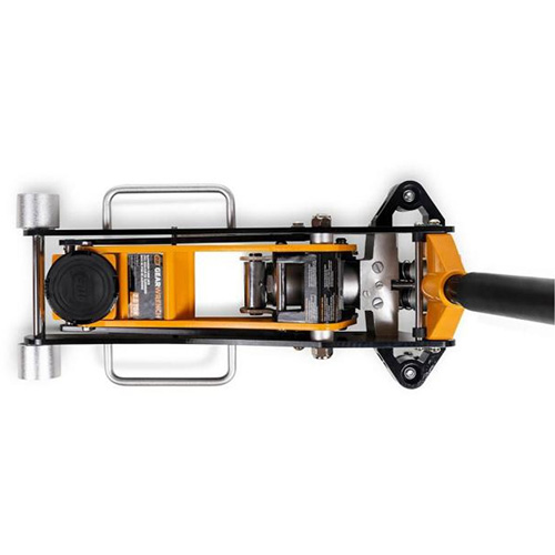 Aluminum Racing Jack, 2 Ton(s) Capacity, 3-1/4" Lowered, 18-1/2" Raised, Manual Hydraulic Ontario Packaging