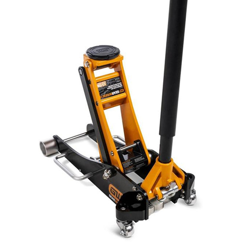 Aluminum Racing Jack, 2 Ton(s) Capacity, 3-1/4" Lowered, 18-1/2" Raised, Manual Hydraulic Ontario Packaging