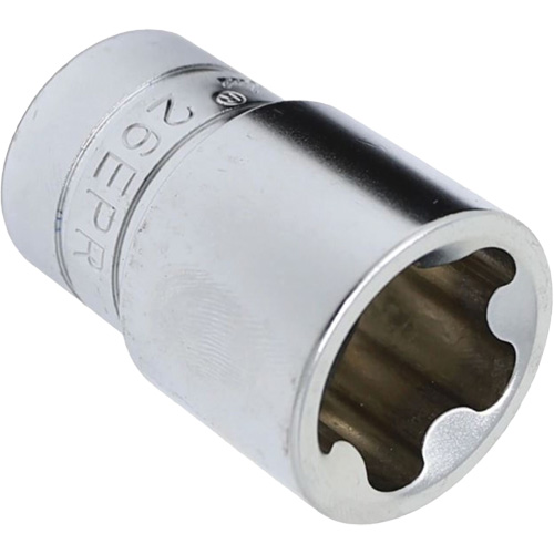 5-Point EPR Torx Socket Set, 16 Pieces, 1/4"/3/8"/1/2" Drive Size Ontario Packaging