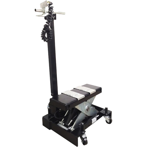 Cric de service de plancher &agrave; profil bas, 12 tonne(s) Capacit&eacute;, 7-1/2" Abaiss&eacute;e, 15" &eacute;lev&eacute;e, Air comprim&eacute;/hydraulique Ontario Packaging