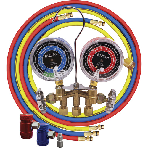 Jeu de manom&egrave;tres collecteurs en laiton avec coupleurs Ontario Packaging