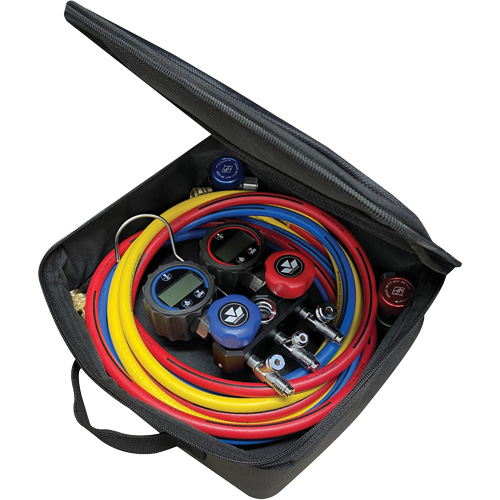 Jeu de manom&egrave;tres manifold compact Mini-Fold – S&eacute;rie noire Ontario Packaging