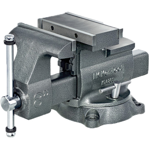 KT4800 Professional Reversible Mechanics Vise, 8" Jaw Width, 4-7/8" Throat Depth, Swivel Base Ontario Packaging