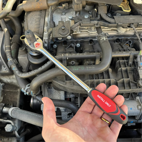 Torque Limiting Ratchet Wrench, 3/8" Drive, Cushion Grip Handle Ontario Packaging