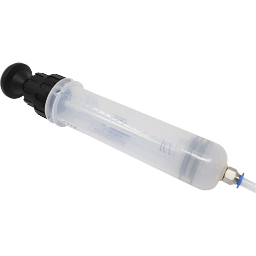 Pompe dextraction et de remplissage avec tuyau suppl&eacute;mentaire Ontario Packaging