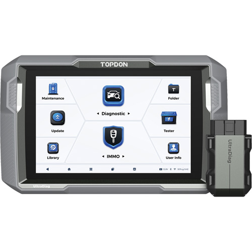 Outil de diagnostic et programmation des cl&eacute;s UltraDiag 8" avec commandes bidirectionnelles Ontario Packaging